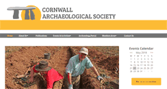 Desktop Screenshot of cornisharchaeology.org.uk